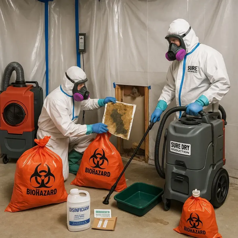 Contaminated Water Handling Protocols process in Saint James, NY